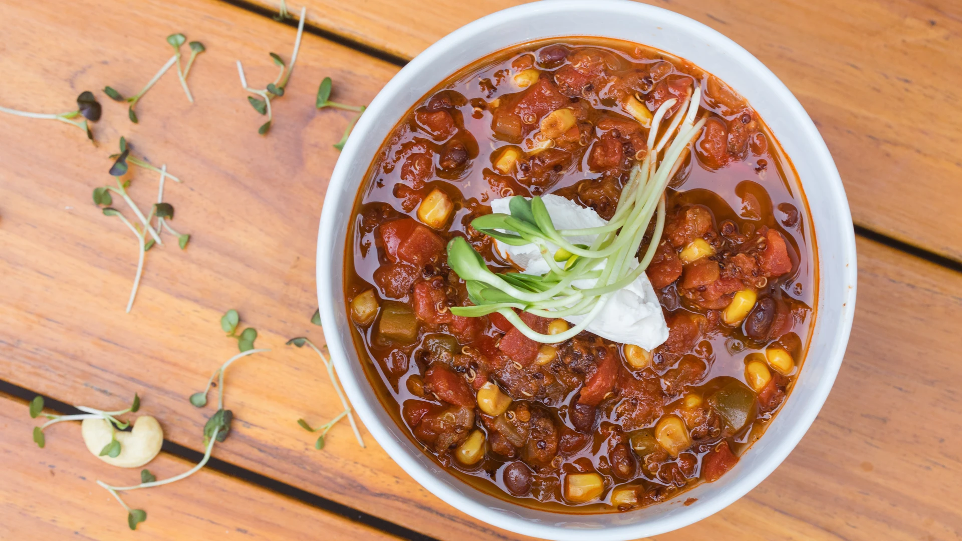 Mickey’s Famous Sprout Chili